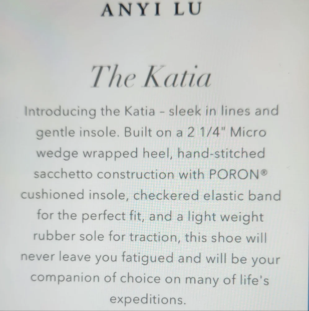 Anyi Lu Katia Wedge Size 39